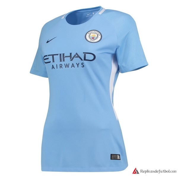 Camiseta Manchester City Mujer Primera equipación 2017-2018